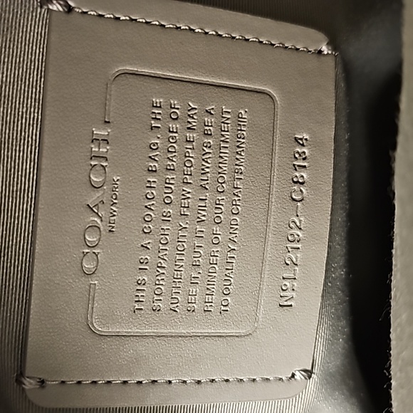 Coach Track Pack In Colorblock - All Calf Leather - Gunmetal-Lime-Green - Picture 8 of 12